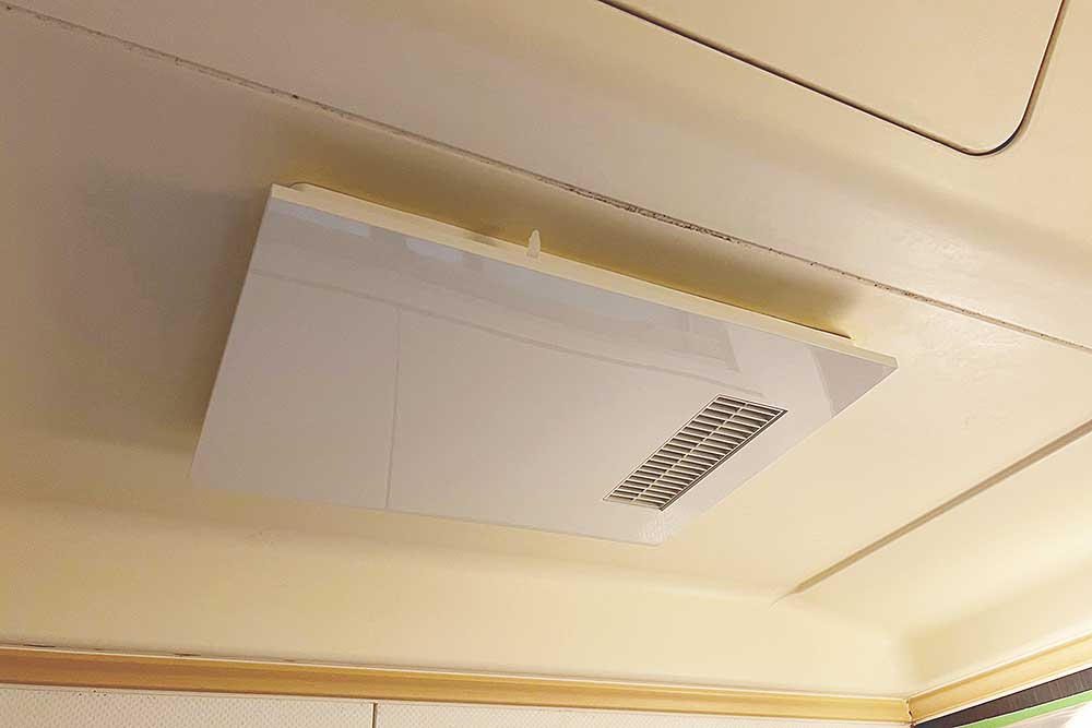 交換後の浴室換気乾燥暖房機