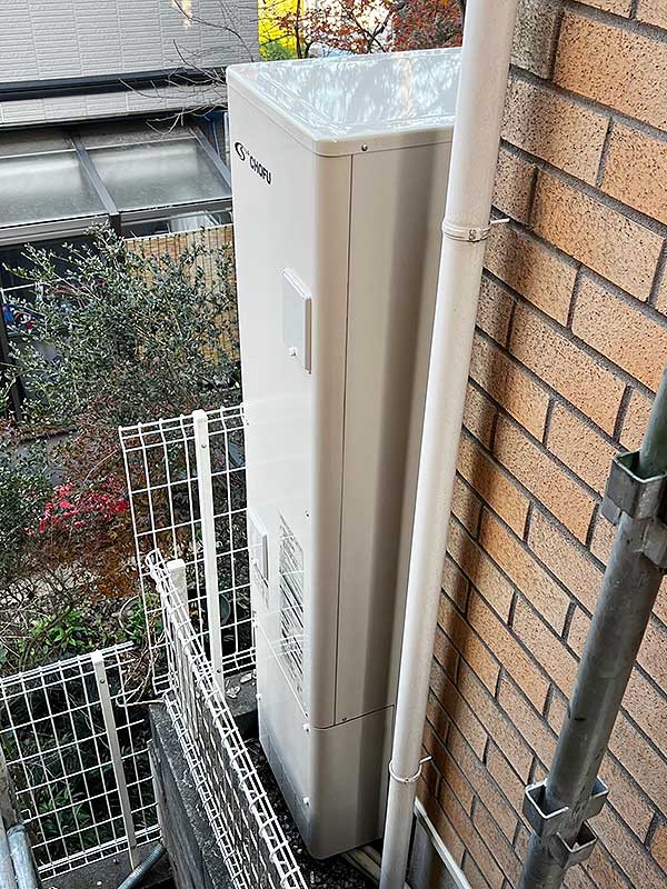 交換後のキッチンリモコン