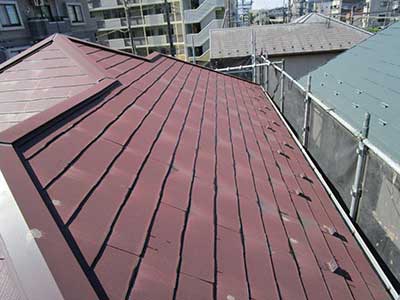 塗装前の屋根