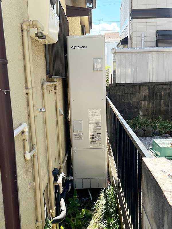 交換後のエコキュート
