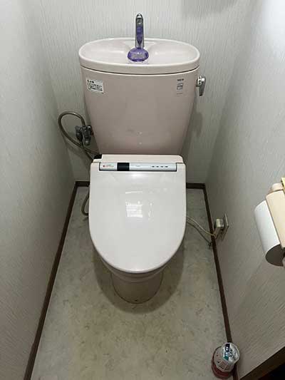 交換前のトイレ