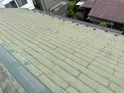 塗装前の屋根