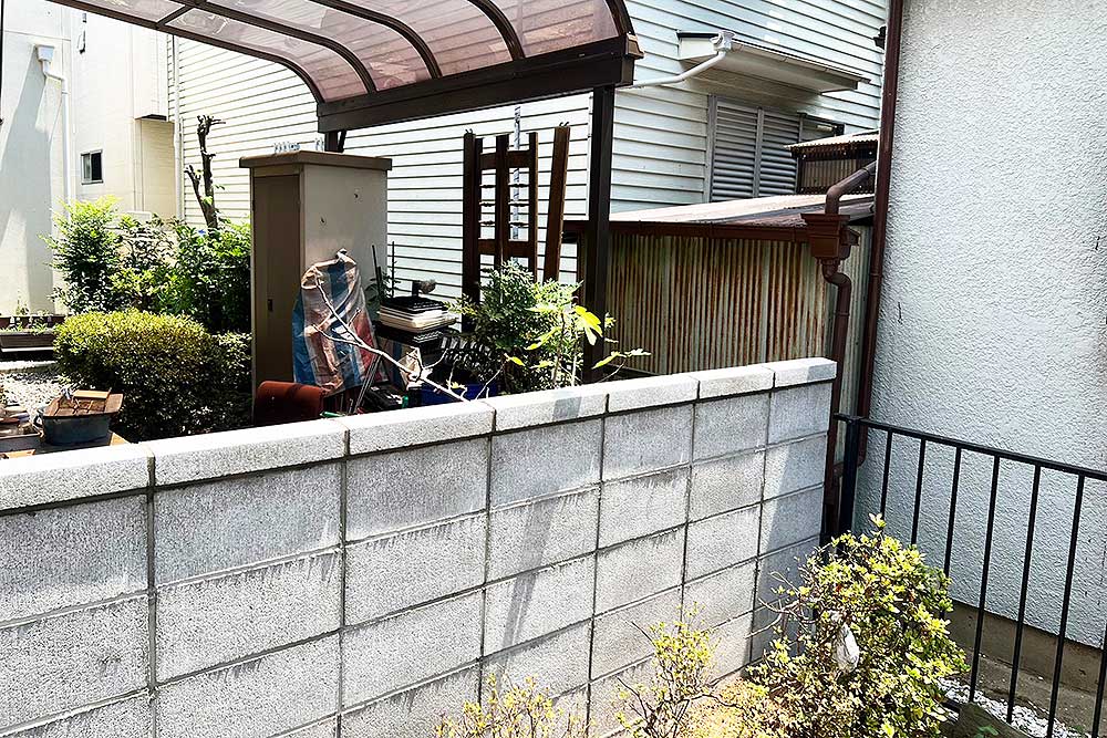 埼玉県さいたま市　境界ブロック塀造作