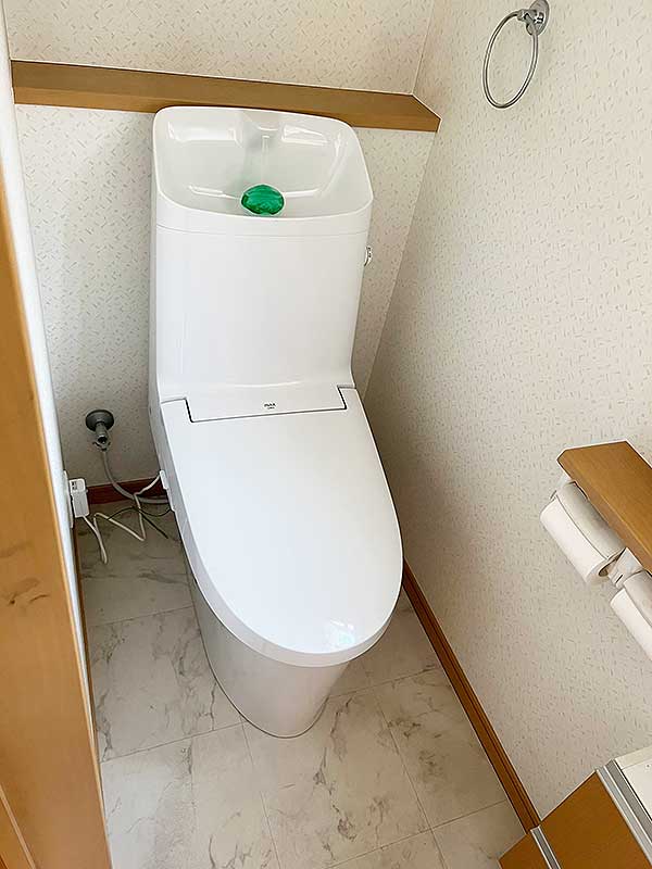 交換後のトイレ