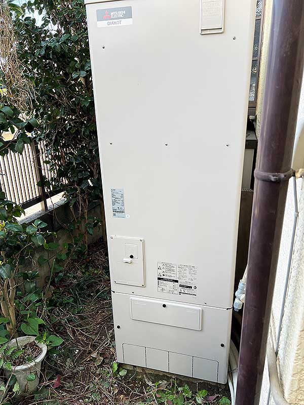 交換後のエコキュート