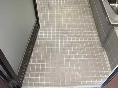 施工前の水栓