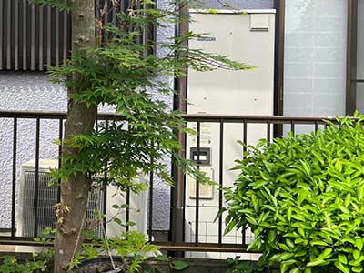 交換前のエコキュート