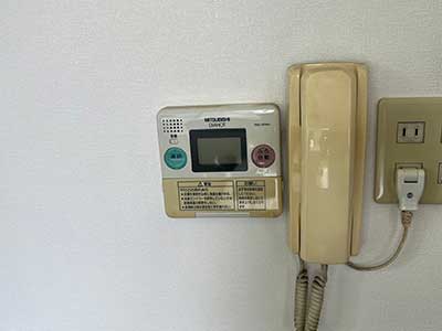 交換前のキッチンリモコン