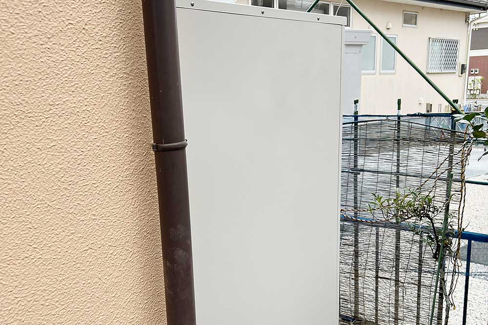 設置後のエコキュート