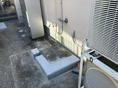 設置前の外観