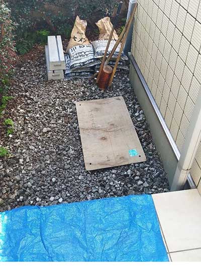 設置前の外観