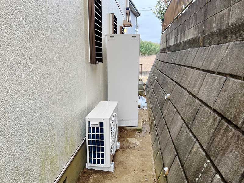交換後のエコキュート