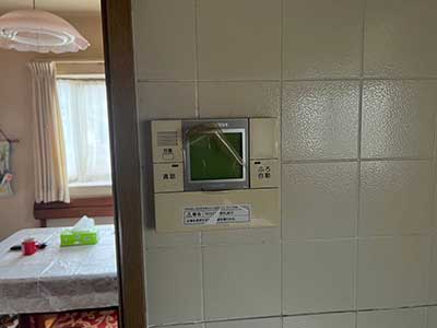 交換前のキッチンリモコン