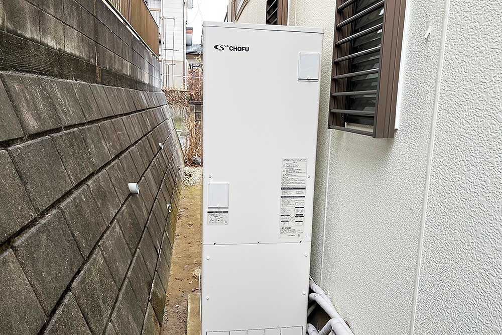 設置後のエコキュート