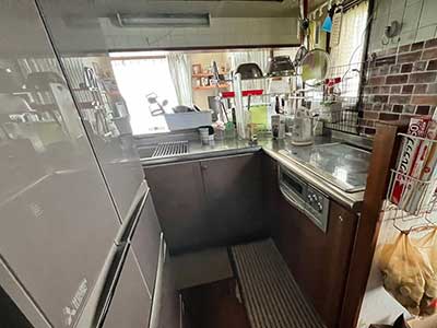 施工前のキッチン