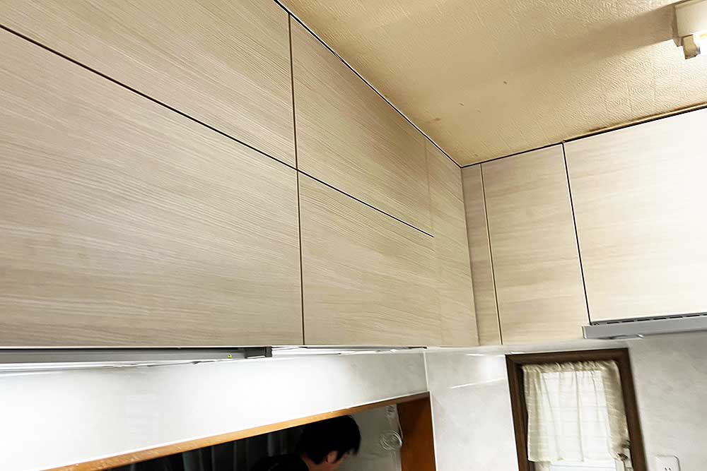 施工後の吊戸棚