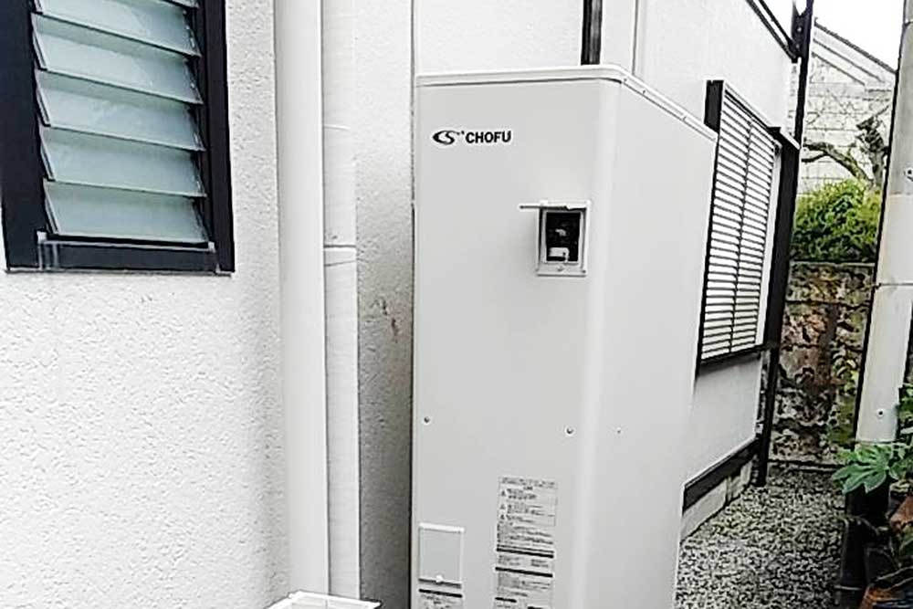 設置後のエコキュート