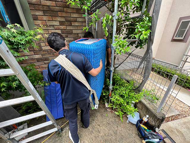 蓄電池スマートスターの運搬