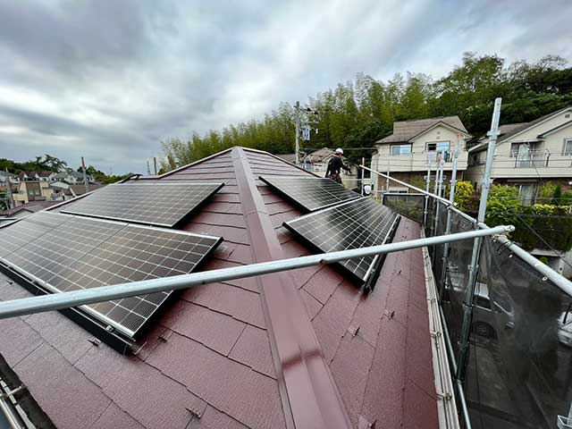 太陽光パネル取付
