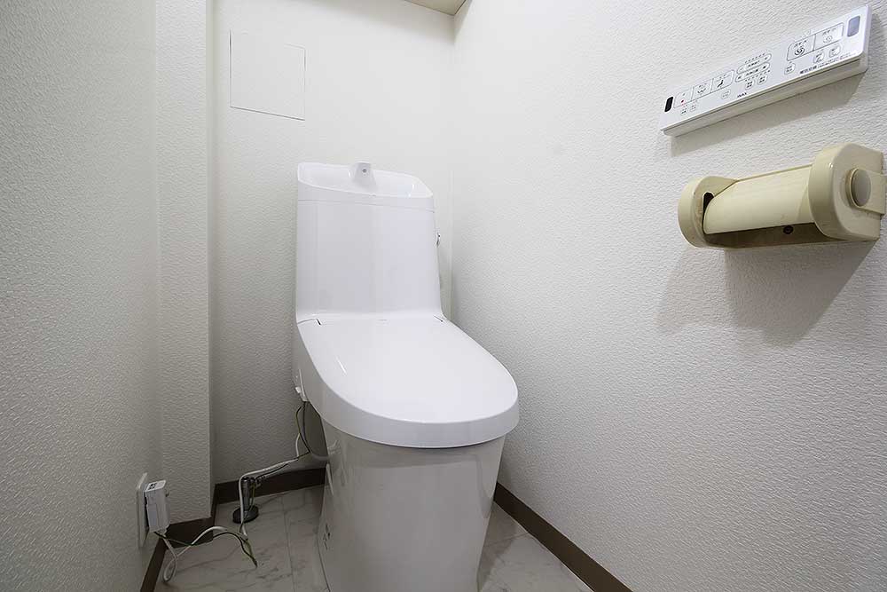 施工後のトイレ
