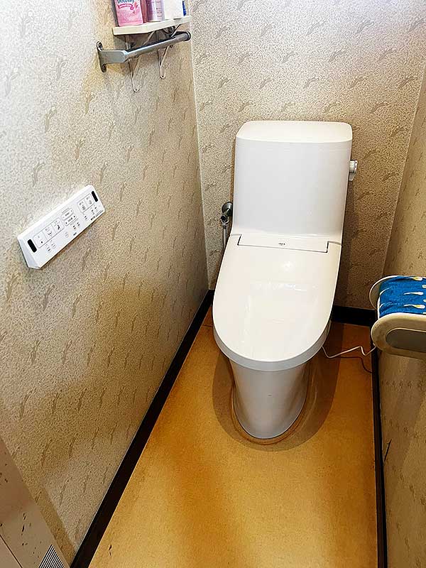 交換後のトイレ