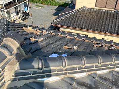 設置前の屋根