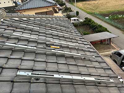 設置前の屋根