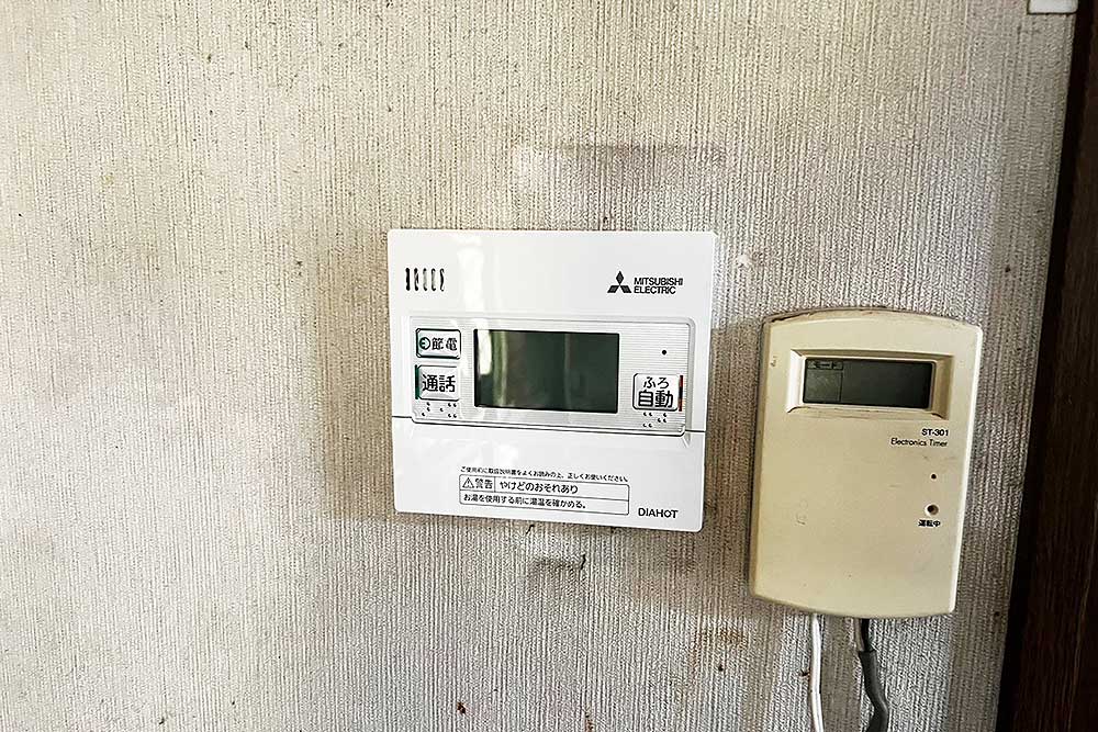 設置後のキッチンリモコン