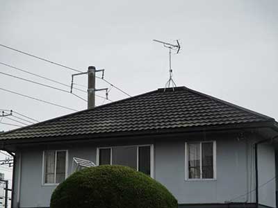 塗装前の屋根
