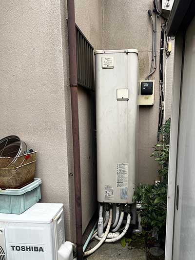 交換前のキッチンリモコン