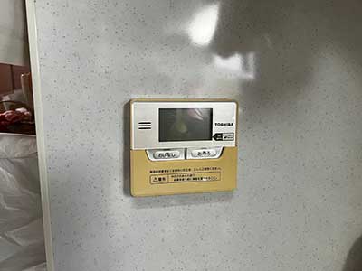交換前のキッチンリモコン