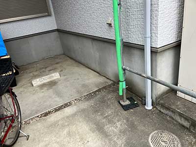 設置前の蓄電池