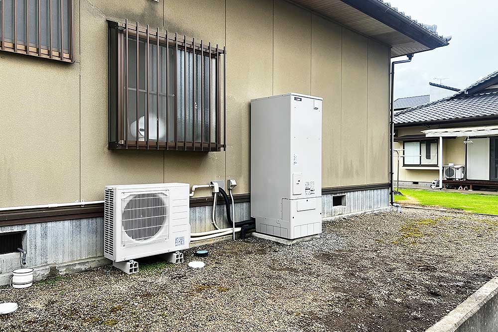茨城県水戸市　エコキュート交換