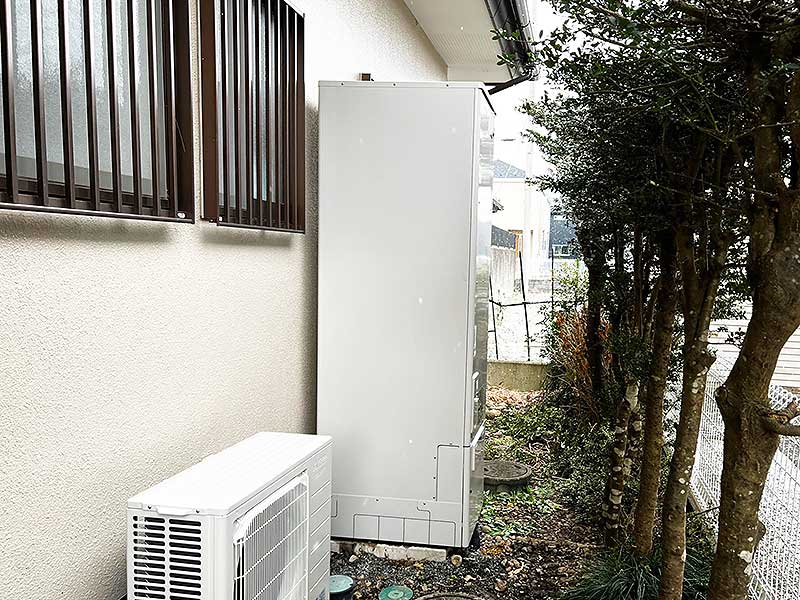 交換後のエコキュート