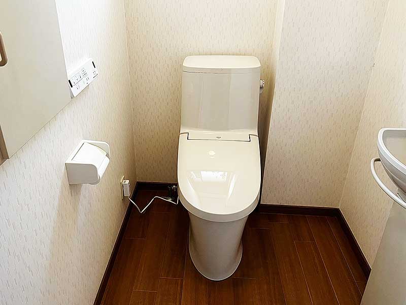 交換後のトイレ
