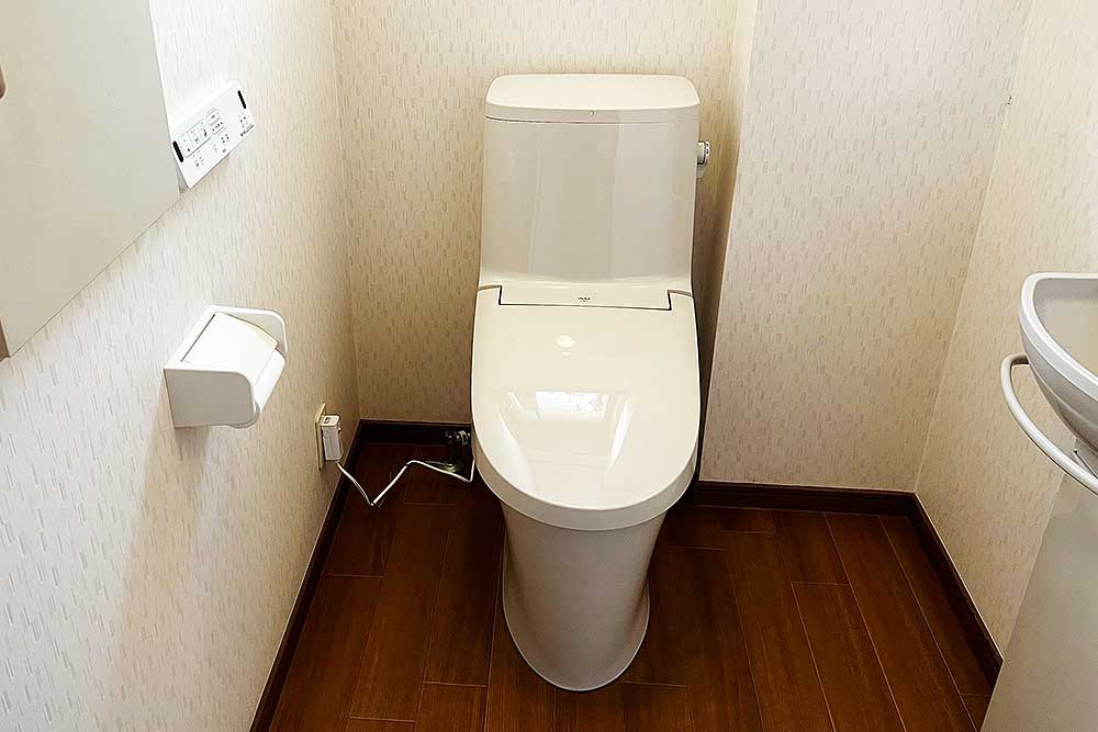 交換後の1Fトイレ