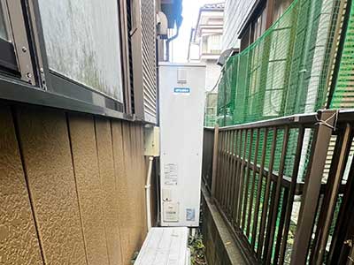 交換前のエコキュート