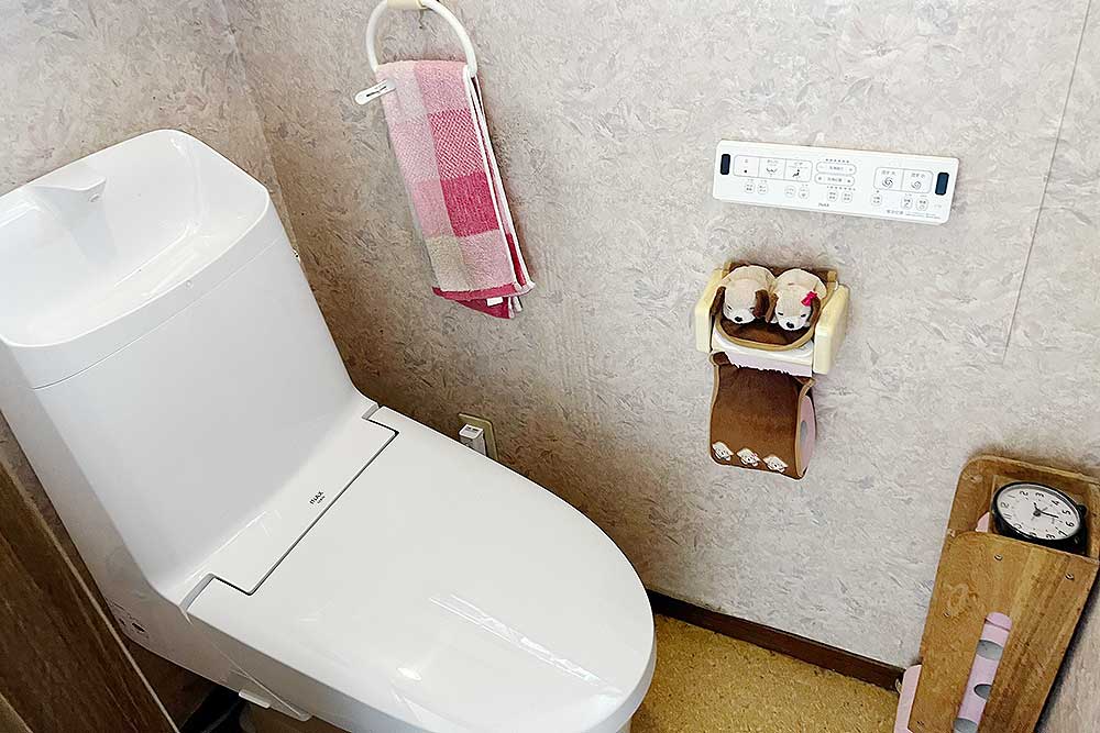 交換後のトイレ
