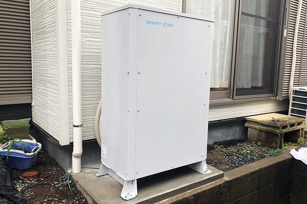 設置後の蓄電池スマートスター
