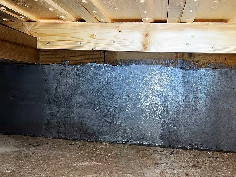 施工後の床下基礎