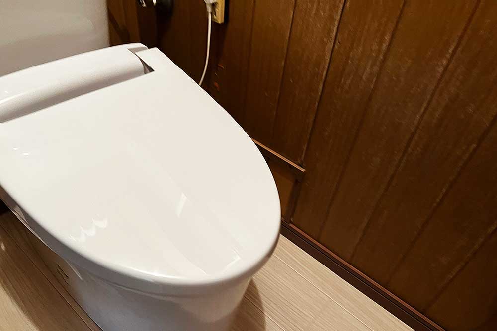 交換後のトイレ