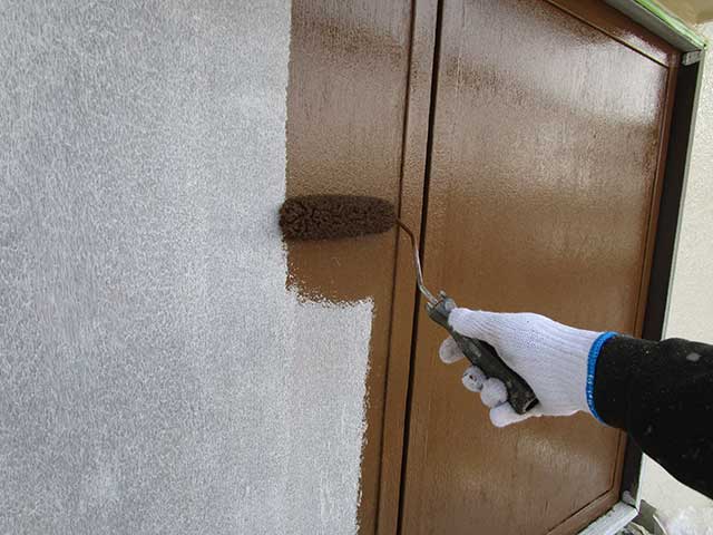 雨戸の塗装