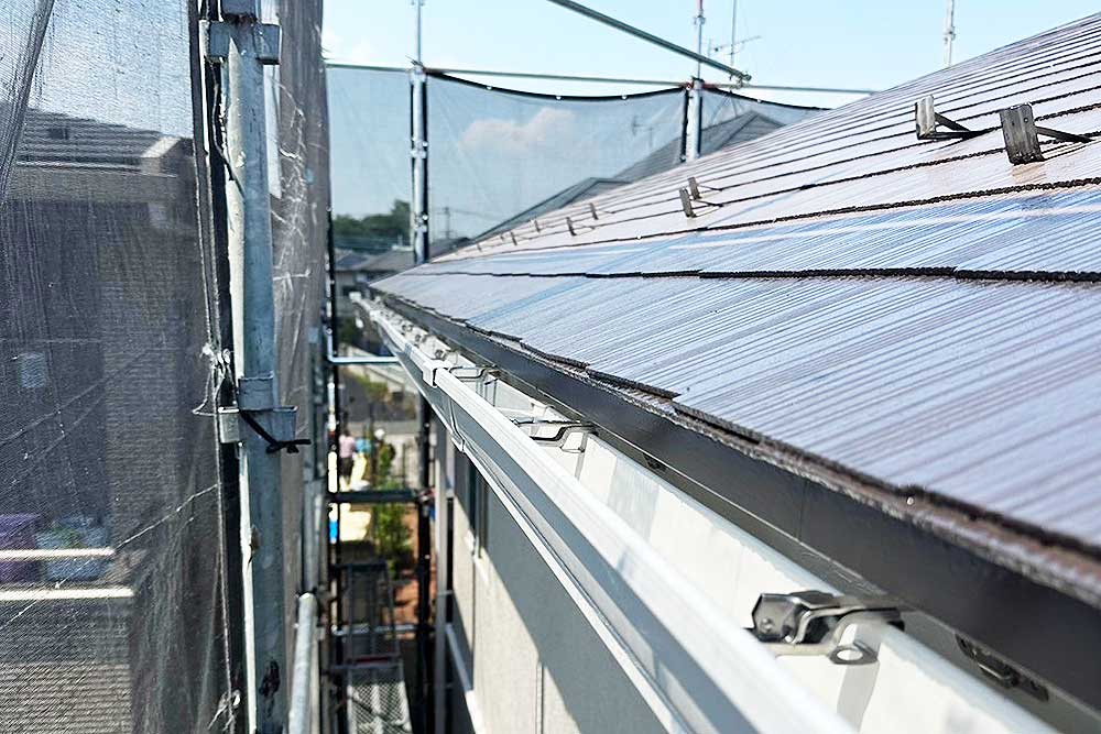 塗装後の屋根・雨樋