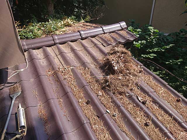 既存の下屋根