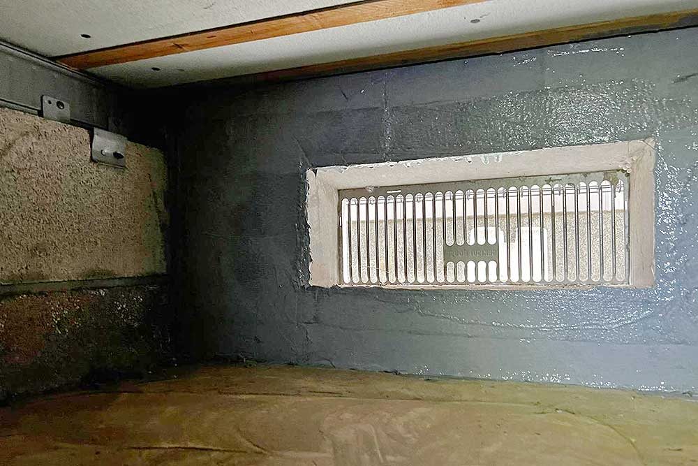 施工後の床下基礎