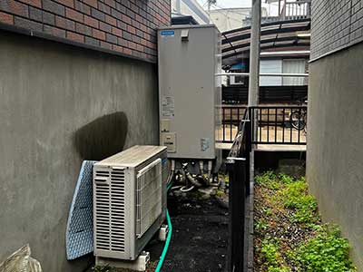 交換前のエコキュート