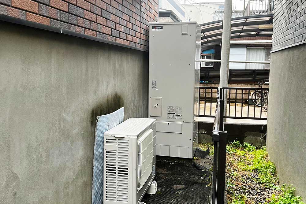 交換後のエコキュート