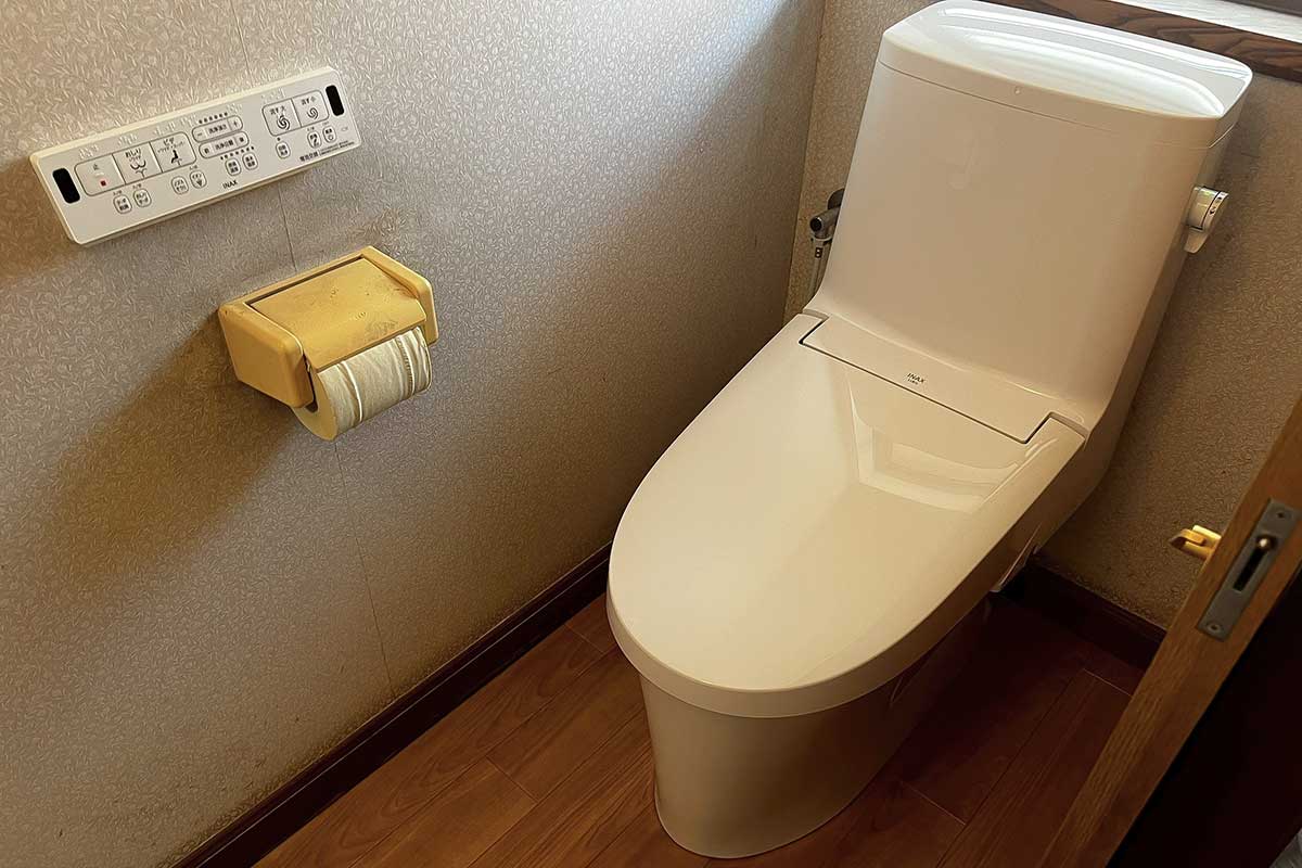 施工後のトイレ