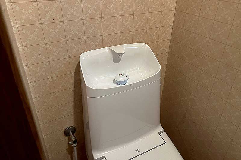 施工後のトイレ