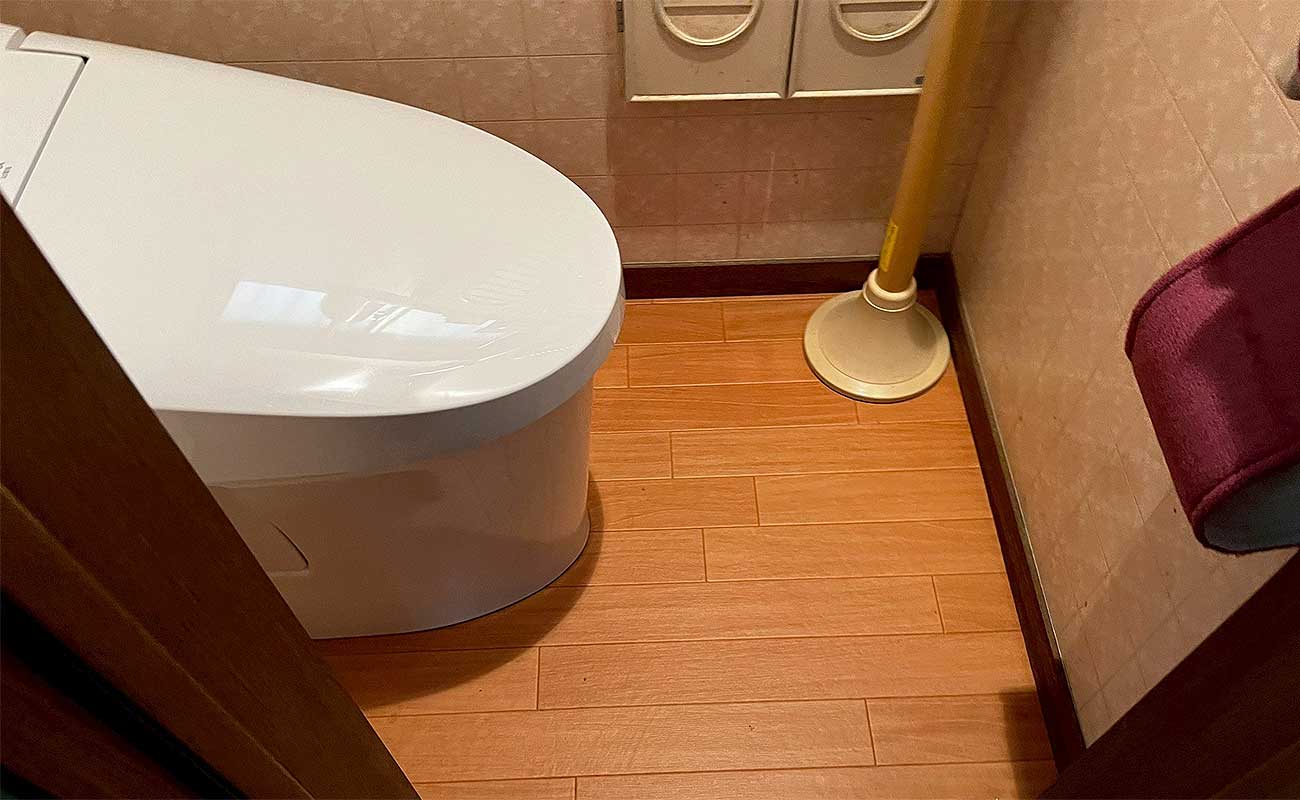 埼玉県上尾市　トイレ交換